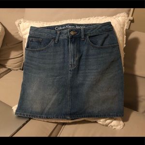 NWOT Calvin Klein denim skirt